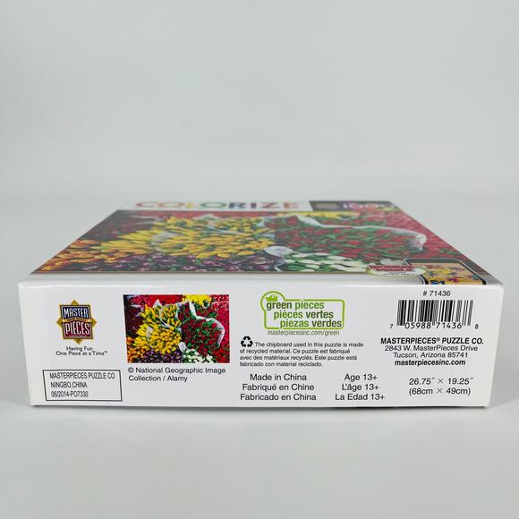 Master Pieces 1000 Piece Colorize "Totally Tulips" Jigsaw Puzzle - New/Sealed - Picture 3 of 13